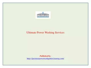 Ultimate Power Washing Services