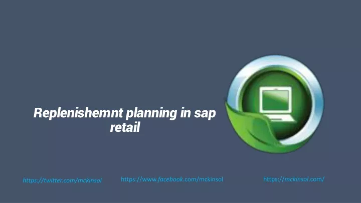 replenishemnt planning in sap retail