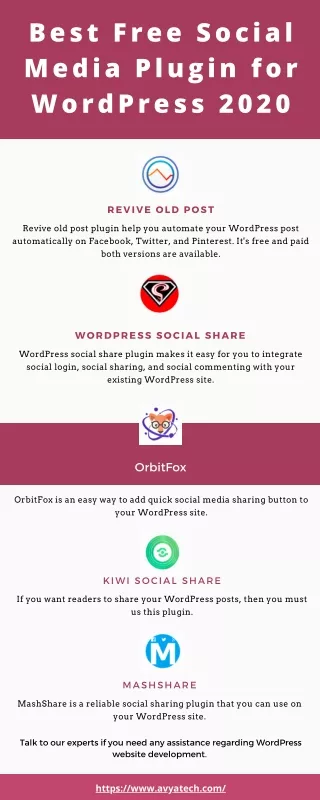 best free social media plugin for wordpress 2020