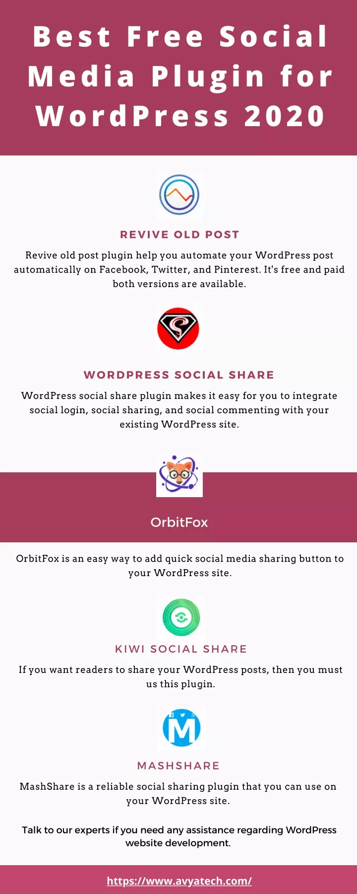 best free social media plugin for wordpress 2020
