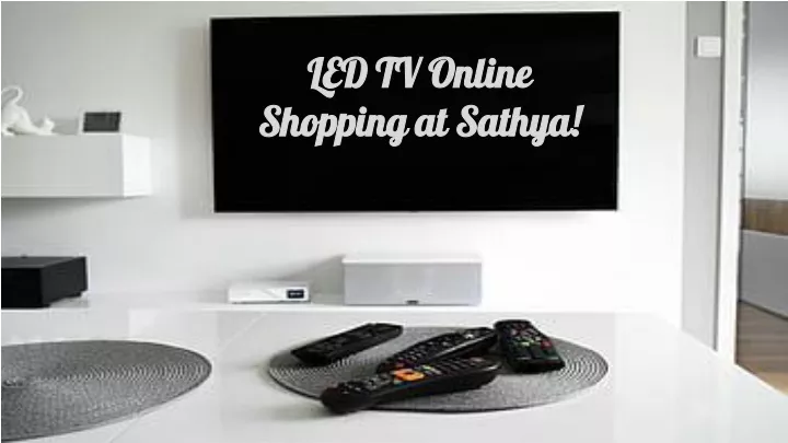led tv online shopping at sathya