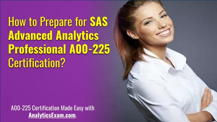 how to prepare for sas advanced analytics