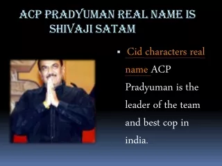 cid characters real name