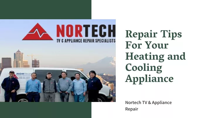 repair tips for your heating and cooling appliance