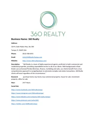 360 Realty