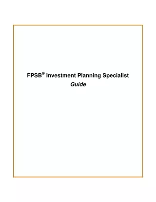 financial planning courses