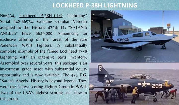 lockheed p 38h lightning