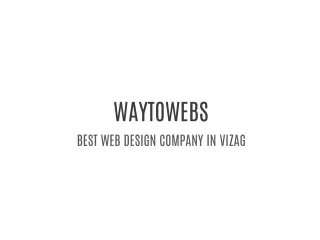 best web design company in vizag