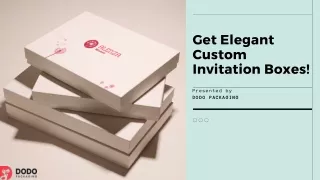 get elegant custom invitation boxes