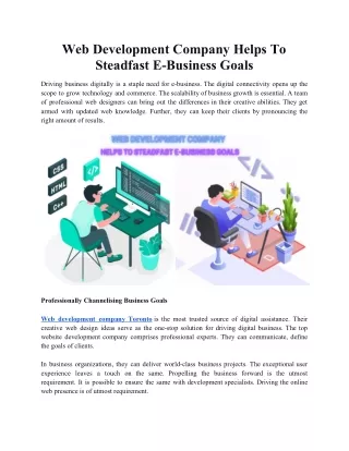 web development company helps to steadfast