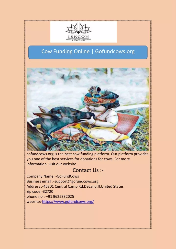 cow funding online gofundcows org