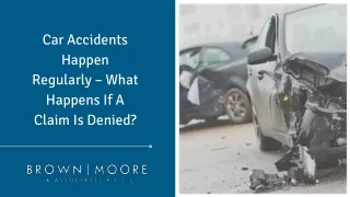 car accidents happen regularly what happens
