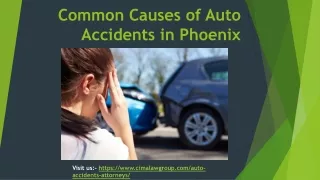 Auto Accidents Attorney Phoenix