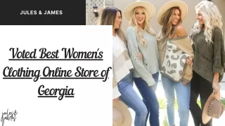 Voted Best Women's Clothing Store of Georgia