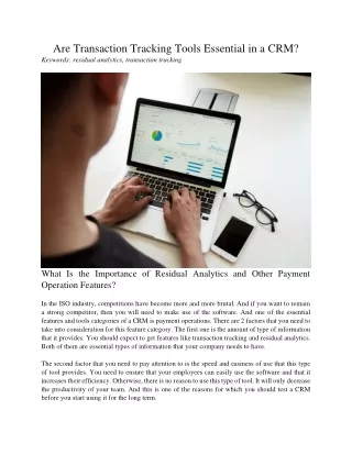 are transaction tracking tools essential