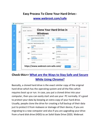 easy process to clone your hard drive www webroot