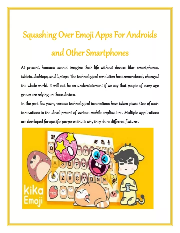 squash squashing over emoji apps for androids