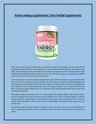 amino amino energy s energy supplements