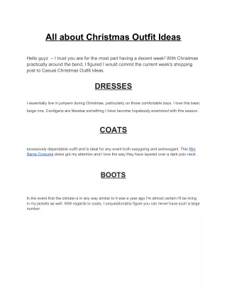 all about christmas outfit ideas
