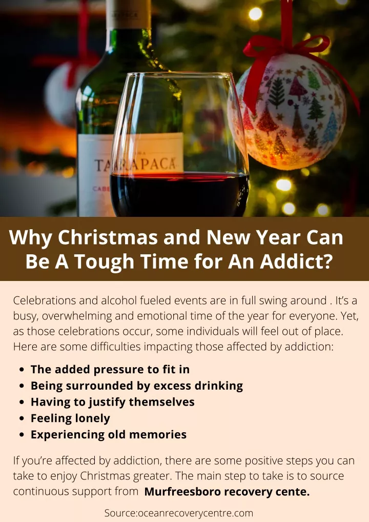 why christmas and new year can be a tough time