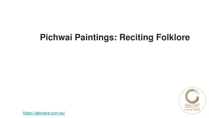 pichwai paintings reciting folklore