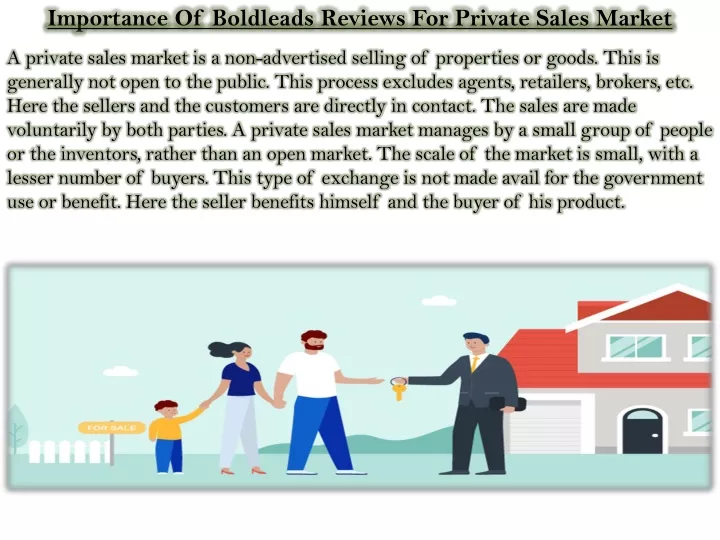 importance of boldleads reviews for private sales