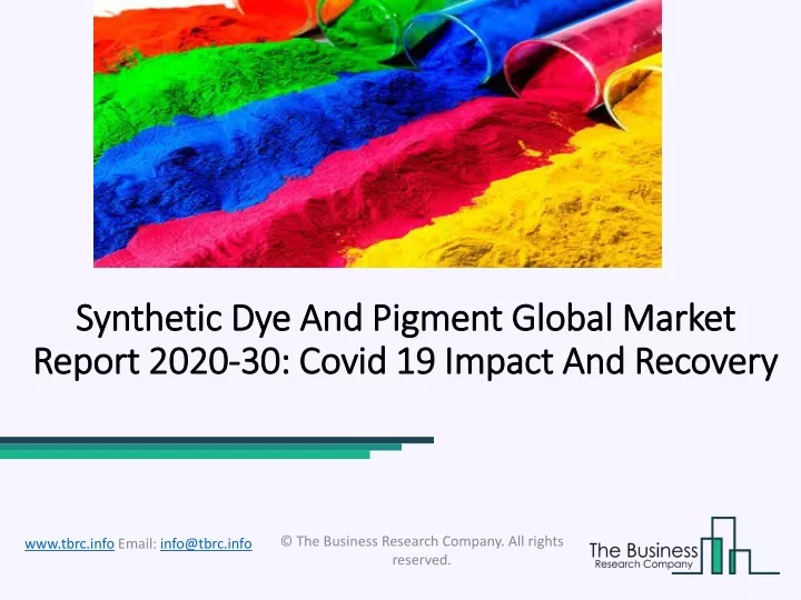 synthetic dye and pigment global market synthetic