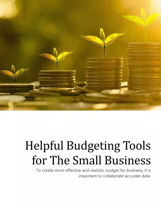 helpful budgeting tools for the small business