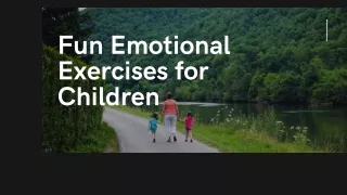 f u n emo t ional e x e r ci s e s fo r child r en