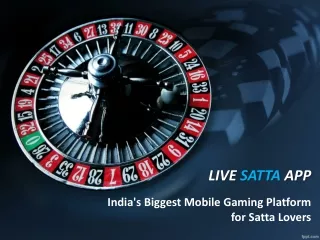 Play Live Satta Matka | Satta Matka  App | Live Satta fast results only on Live Satta App