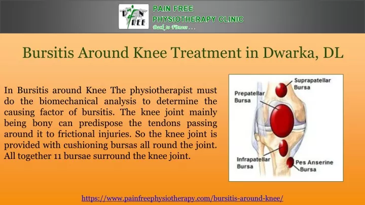 bursitis around knee treatment in dwarka dl
