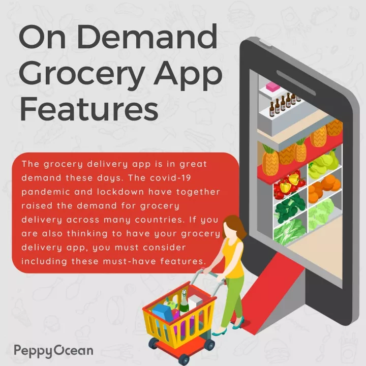 on demand grocery app features