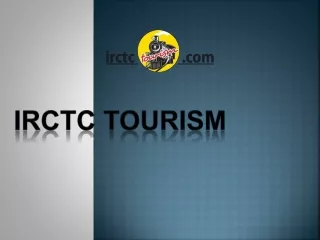 irctc tourism