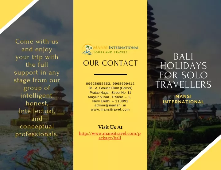 come with us and enjoy your trip with the full