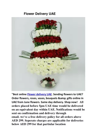 Best Online Flower delivery UAE | Send Flowers Online UAE - JuneFlowers.ae