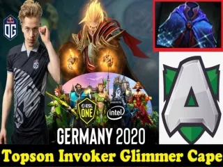 OG.Topson Invoker Glimmer Cape Against Team Alliance 2020