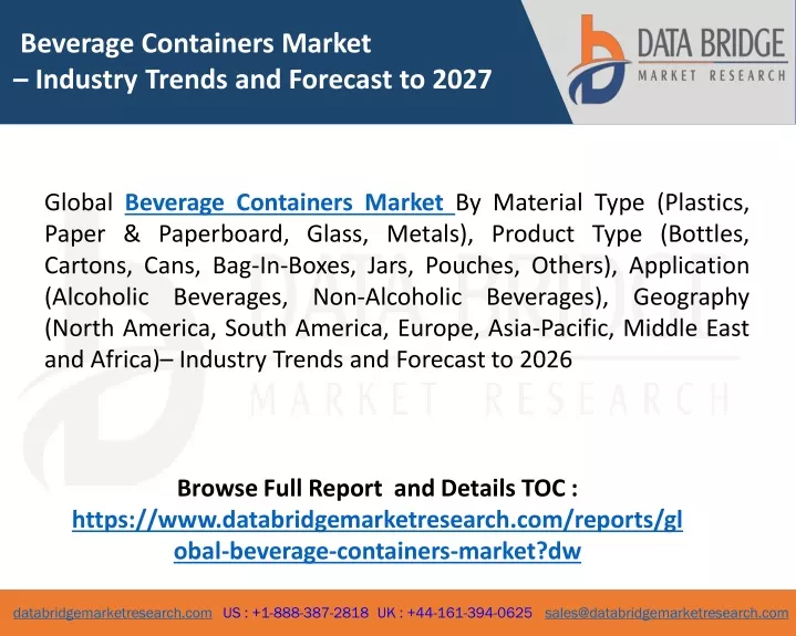 beverage containers market industry trends