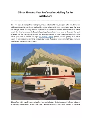 gibson fine art your preferred art gallery