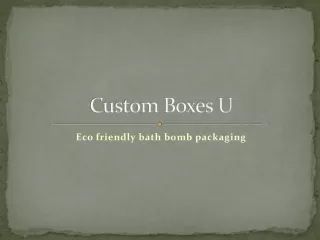 custom boxes u