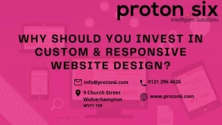 Invest in Custom & Responsive Website Design