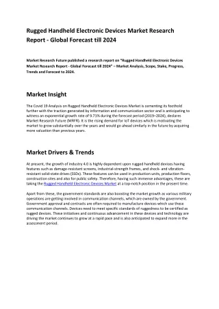 rugged handheld electronic devices market