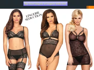 buy sexy lingerie at lingerie seduction