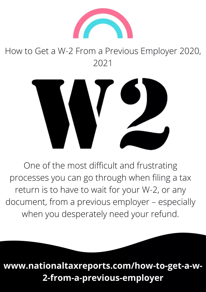 how to get a w 2 from a previous employer 2020