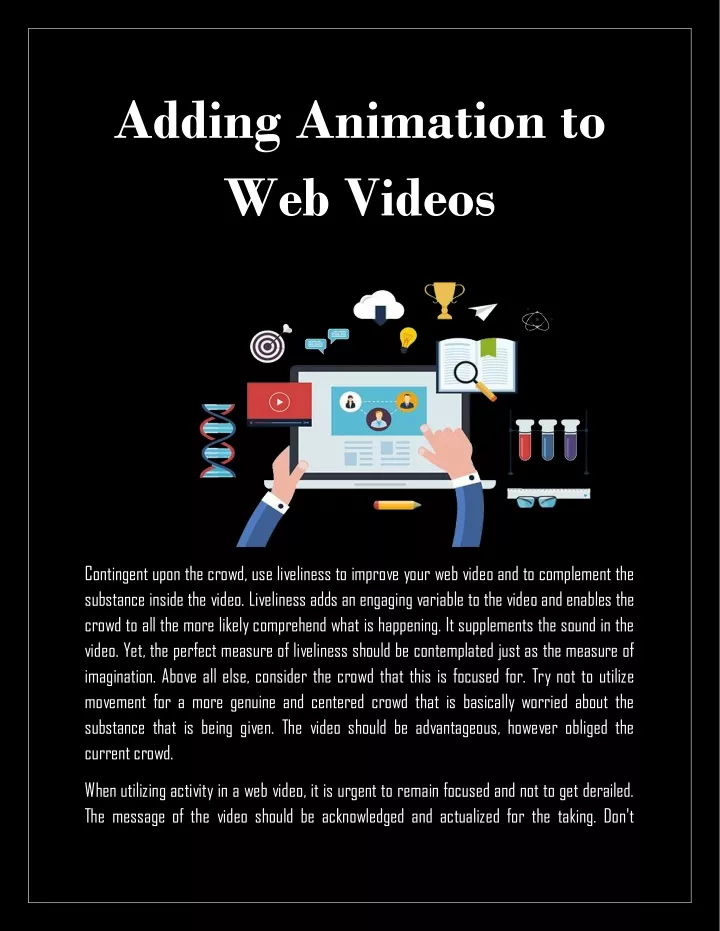adding animation to web videos