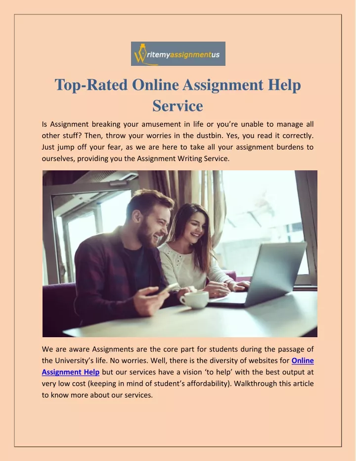 top rated online assignment help service
