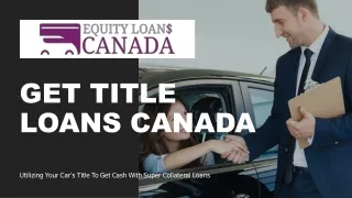 Get Your Car Title Loans New Brunswick Today!