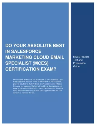 do your absolute best in salesforce marketing