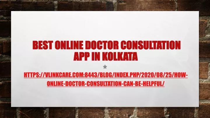 best online doctor consultation app in kolkata