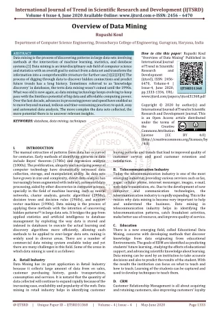 international journal of trend in scientific
