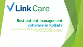 best patient management software in kolkata